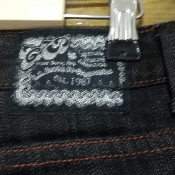 DENIM VINTAGE RETRO CHIP AND PEPPER LAGUNA BEACH FLARE WIDE JEANS SIZE 9 - Picture 6 of 8